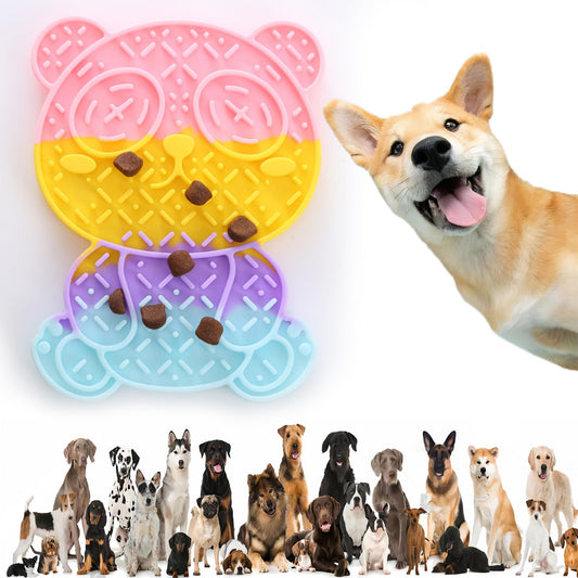 Dog & Cat Lick Mat – Slow Feeder & Calming Pad